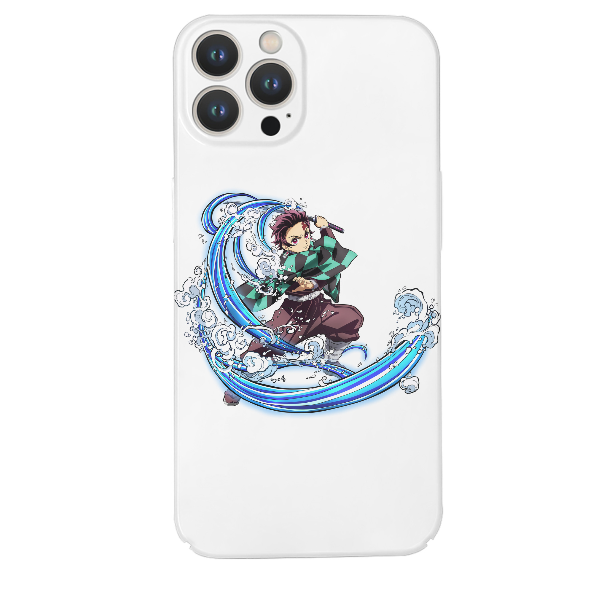 （画像用） 鬼滅の刃 竈門 炭治郎／かまど たんじろう Kamado Tanjirou 【iPhone 14シリーズ対応】ハードケース